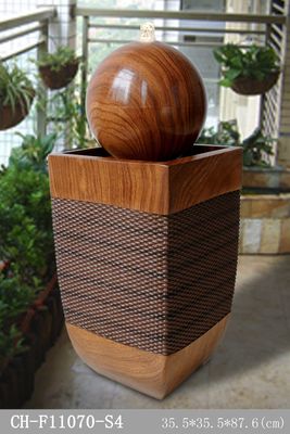 China Fuente de agua de madera baja del efecto de la rota de la elipse proveedor