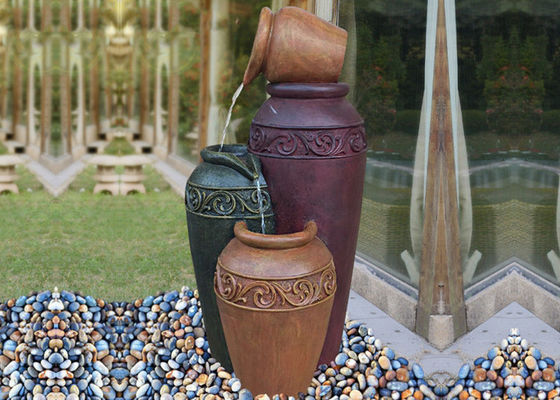 China Los potes del campo de 36 pulgadas encendieron las fuentes de agua al aire libre proveedor