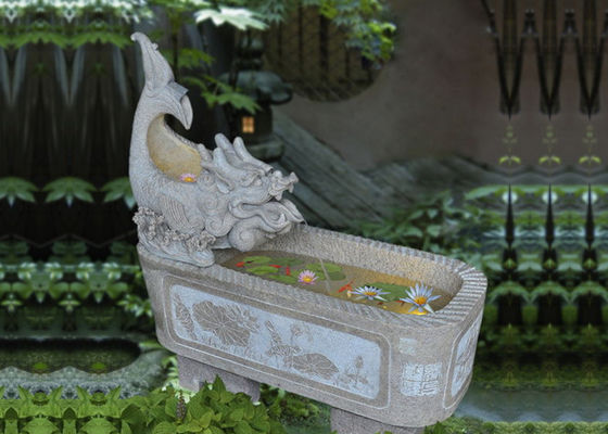 China 42&quot; dragón escupe la fuente de agua de la piedra arenisca proveedor