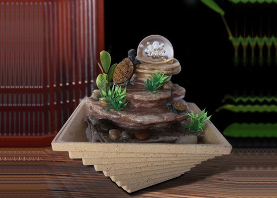 China Decoración del agua de la bola de cristal de la tortuga interior proveedor