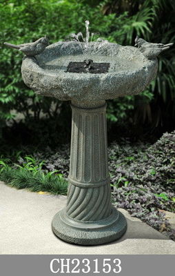 China H70CM al aire libre Polyresin llevó la fuente de la agua ligera proveedor
