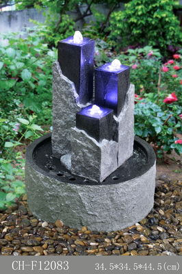 Pequeñas fuentes de agua decorativas de los pétalos proveedor