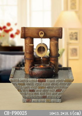 Fuente de agua interior tablero de interiores de la decoración TV de la sala de estar casera de bambú del gabinete con el LED proveedor