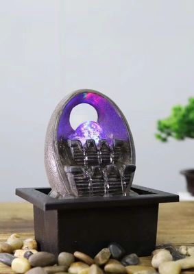 Fuente de agua encendida contemporáneo de la bola de cristal proveedor
