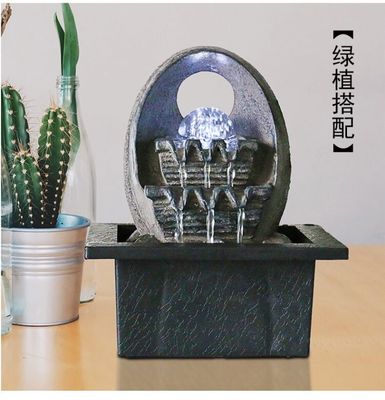 Fuente de agua encendida contemporáneo de la bola de cristal proveedor