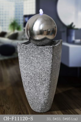 Característica inoxidable moderna del agua de la bola de acero de Waterscape proveedor