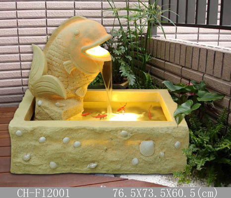 Fuente del jardín del ladrillo de la piedra arenisca de 23 pescados de la pulgada proveedor