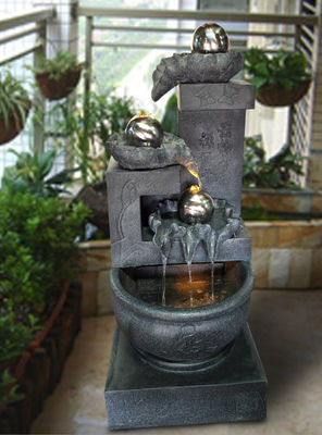 Fuente de agua de la piedra arenisca del acuario de la bomba de agua de 40 pulgadas proveedor