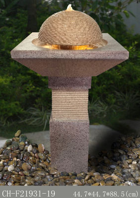Fuente de agua de la piedra arenisca de la columna proveedor