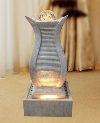 Fuente de madera encendida del jardín de la rota del efecto de mármol proveedor