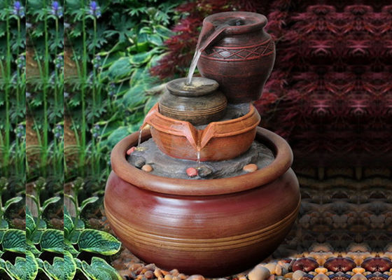Fuentes de agua al aire libre encendidas decoración del jardín proveedor