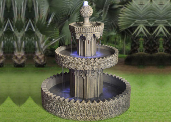 34 fuente de agua con gradas del patio tres de la pulgada proveedor