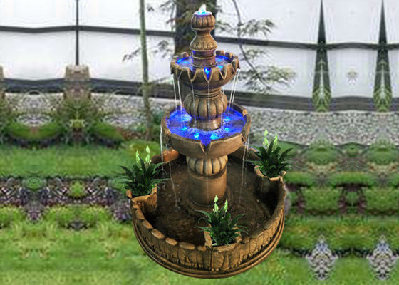 Fuente de agua con gradas del paisaje de la bomba de agua proveedor