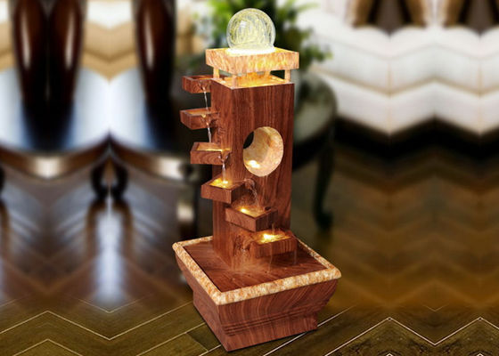 Fuente de agua de madera del efecto de la rota del paso de 29 pulgadas proveedor