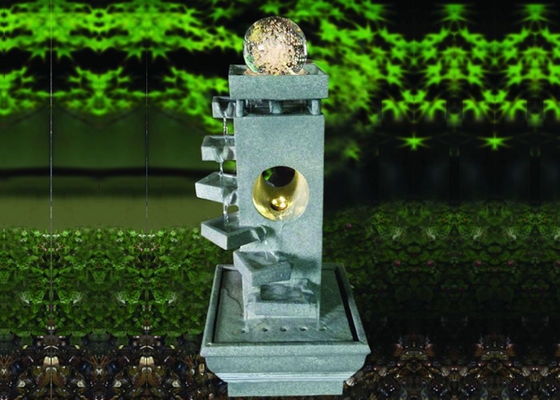 Fuente de agua contemporánea de la piedra arenisca de la bola de cristal del paso proveedor