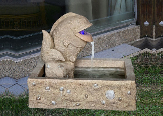 Fuente del jardín del ladrillo de la piedra arenisca de 23 pescados de la pulgada proveedor