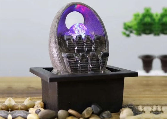 Fuente de agua encendida contemporáneo de la bola de cristal proveedor