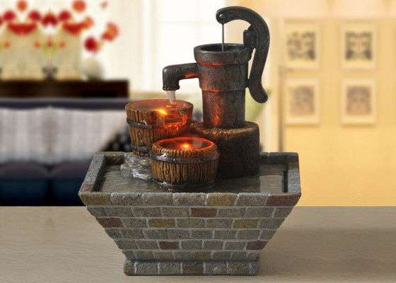 Fuente de agua interior tablero de agua del pozo del hogar de interiores de la decoración TV de la sala de estar tradicional del gabinete con el LED proveedor